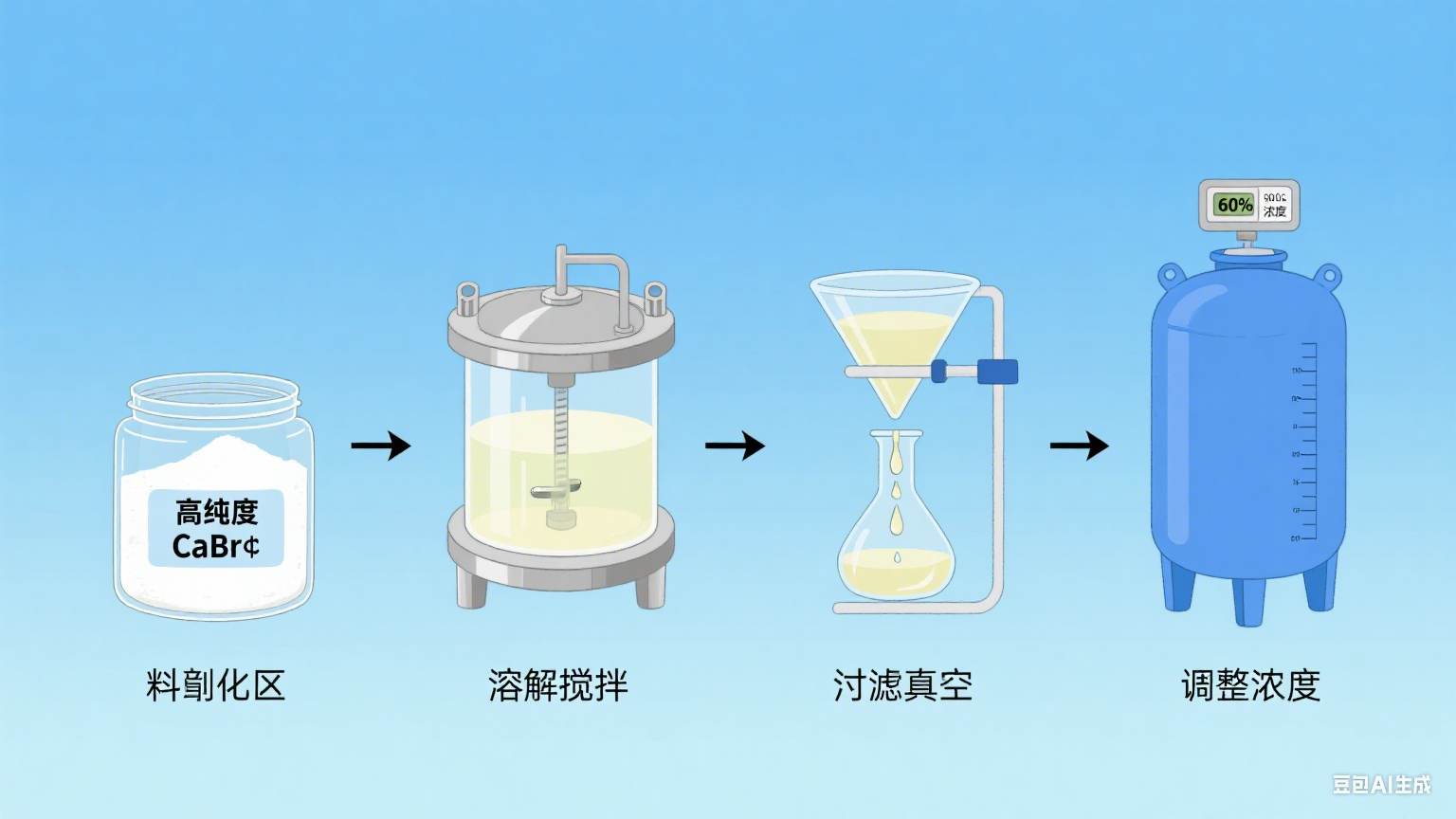 溴化鈣液體的性質(zhì)與用途詳解