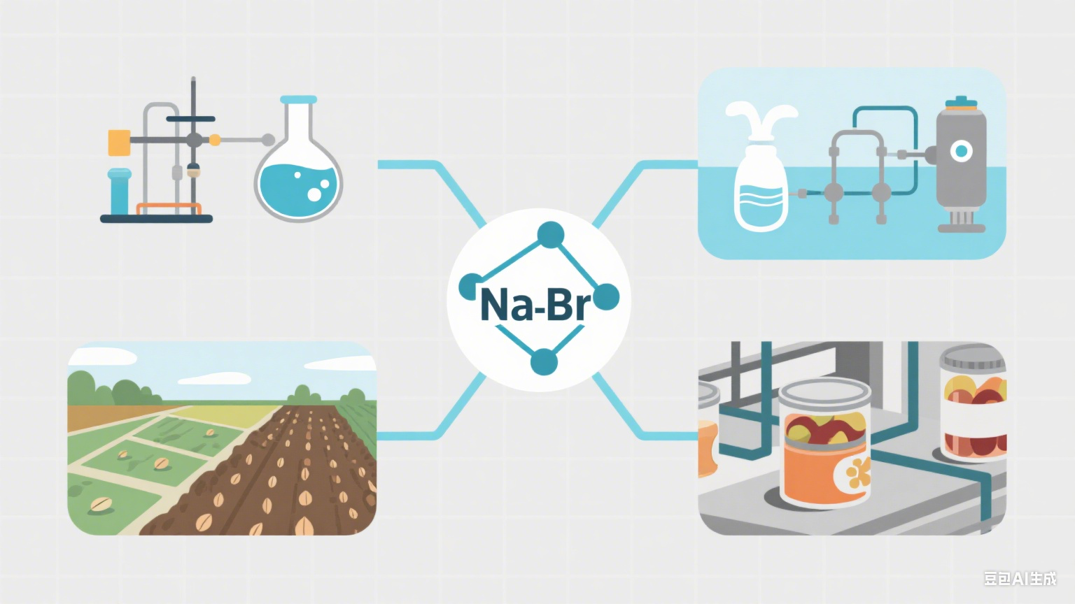 溴化鈉在工業(yè)中的多重用途